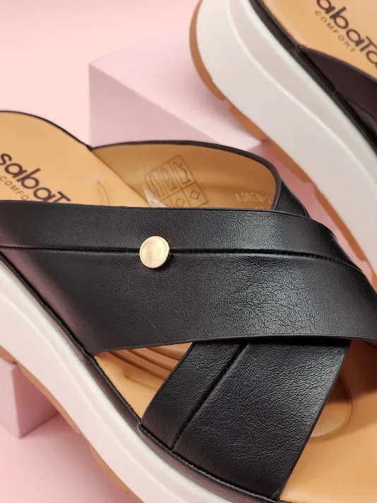 Sandalias Sabata para dama loren-2508 BLACK