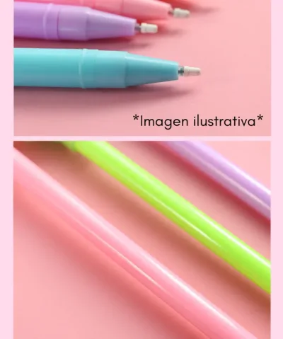 Set de plumas con diseño al azar