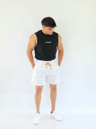 Pantaloneta Estivaneli color blanco para Caballero