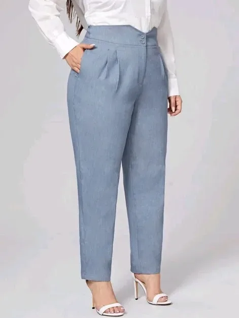 Pantalón para dama color celeste