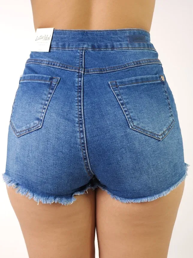 Enagua Short para dama color azul