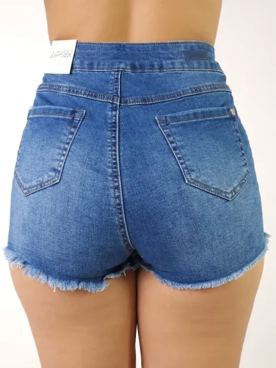 Enagua Short para dama color azul