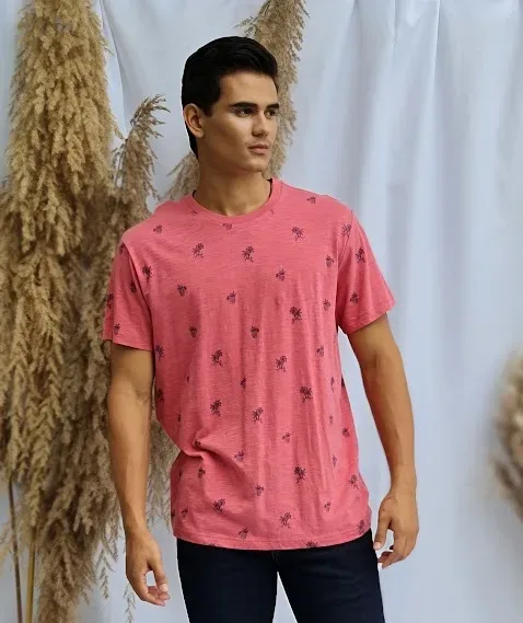 Camiseta Aéropostale para caballero color coral