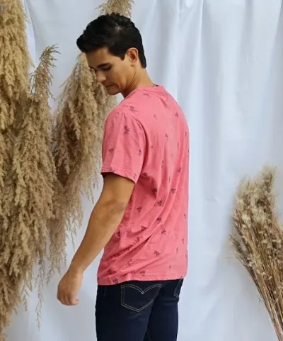 Camiseta Aéropostale para caballero color coral