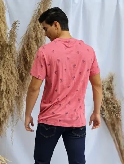 Camiseta Aéropostale para caballero color coral