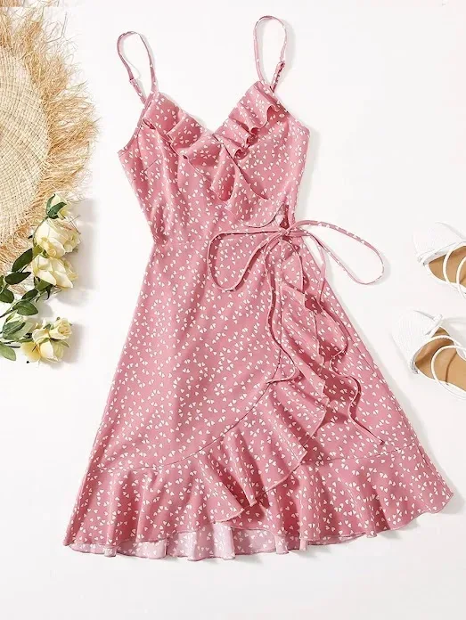 Vestido para dama con diseño de corazones