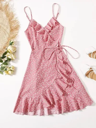 Vestido para dama con diseño de corazones