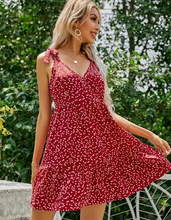 Vestido para dama con diseño de corazones