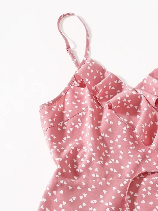 Vestido para dama con diseño de corazones