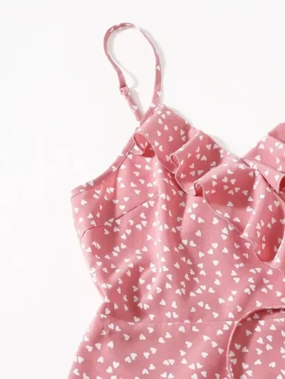 Vestido para dama con diseño de corazones