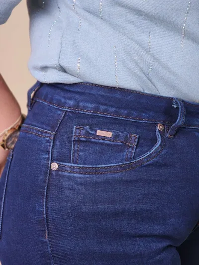 Jeans Hummer para dama color azul oscuro 2299M