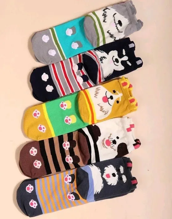 Calcetines dibujos animados para dama