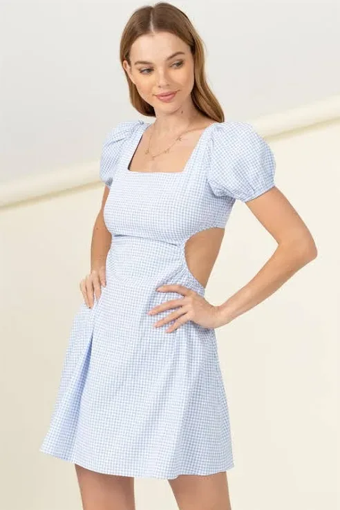 Vestido para dama de cuadros