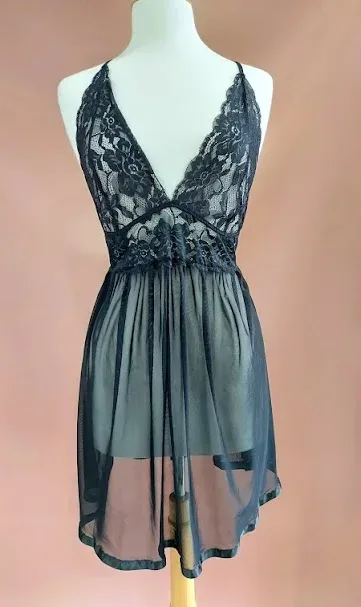 Lencería para dama color negro