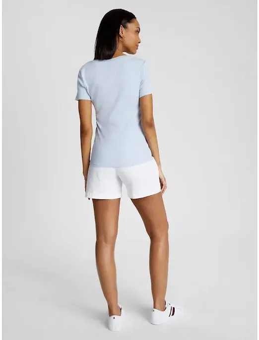 Camiseta Tommy Hilfiger color celeste claro