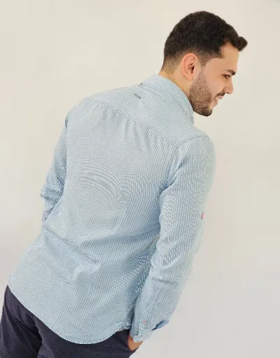 Camisa Hummer para caballero diseño a rayas