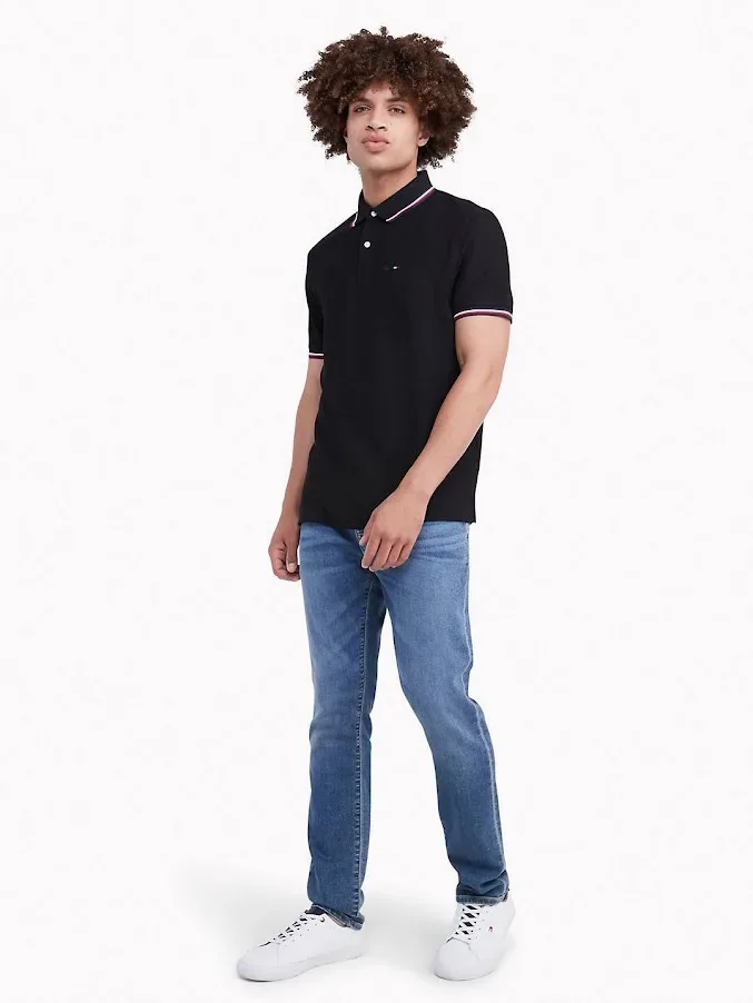 Camiseta Tommy Hilfiger para caballero color negro