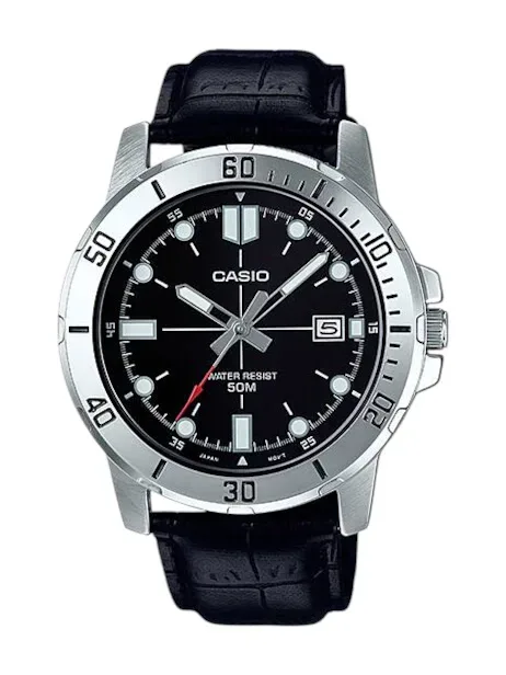 Reloj Casio para caballero MTP-VD01L-1EVUDF COLOR NEGRO