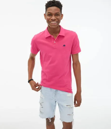 Camiseta Aeropostale para caballero color fucsia