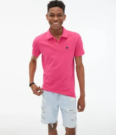 Camiseta Aeropostale para caballero color fucsia