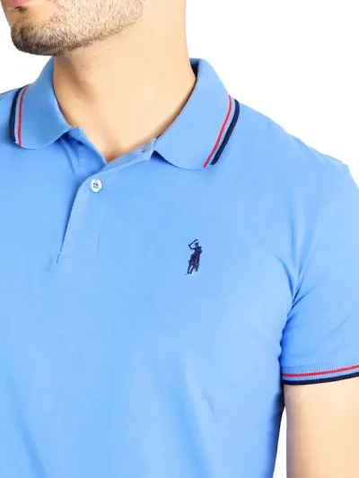 Camiseta Cambrige Polo Club para caballero color celeste oscuro