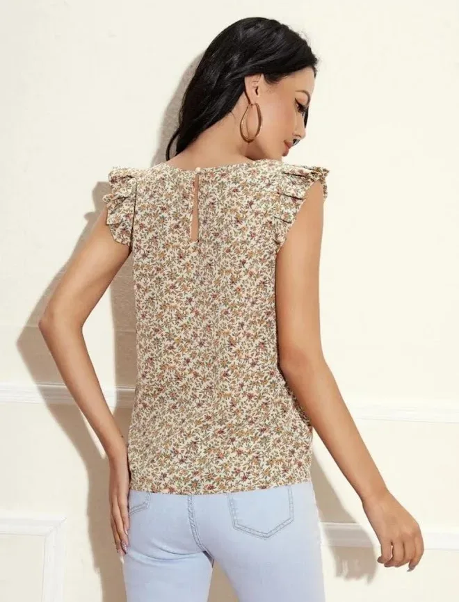 Blusa para dama estampado floreado