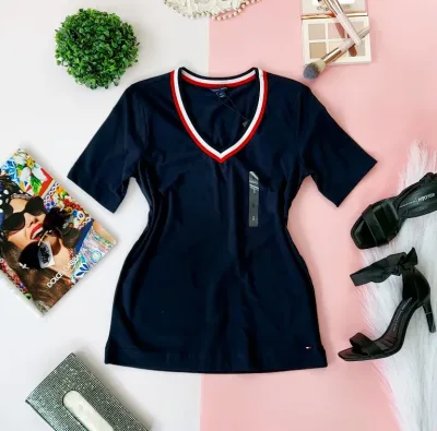 CamisetaTommy Hilfiger para dama color azul