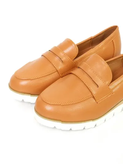 Zapatos Natural Elena Camel Pu para dama