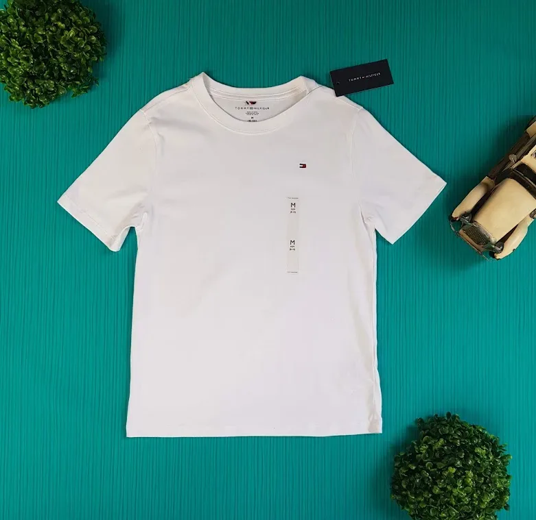 Camiseta para niño Tommy Hilfiger color blanco