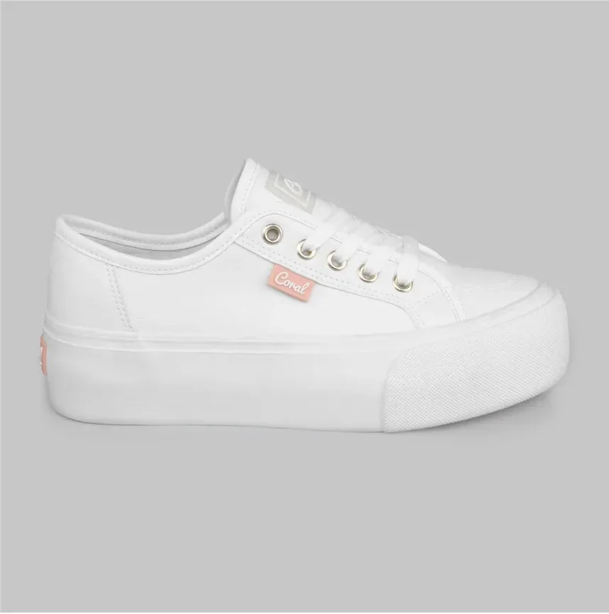 Tenis Isamu 2 White para dama color blanco