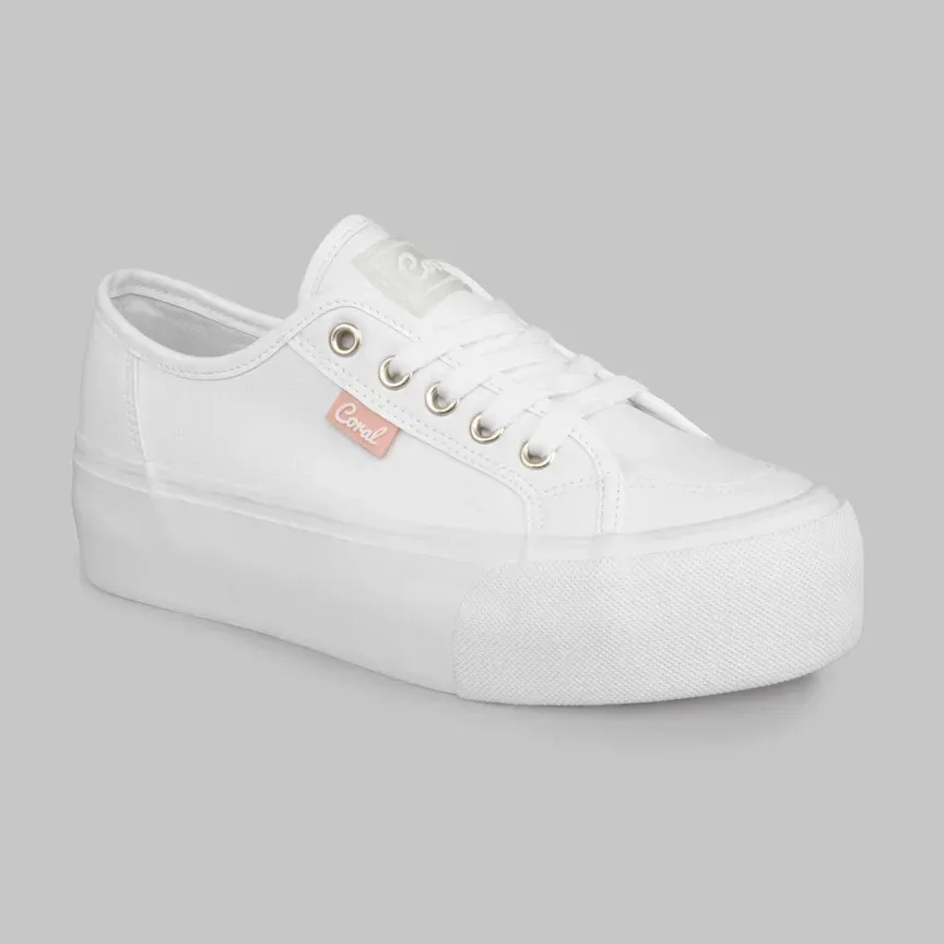 Tenis Isamu 2 White para dama color blanco