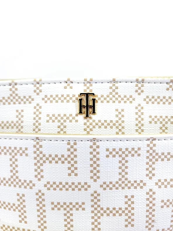Bolso de hombro Tommy Hilfiger para dama color rosa