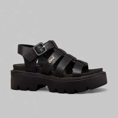 Sandalias Coral  Cleopatra 3 Black para dama