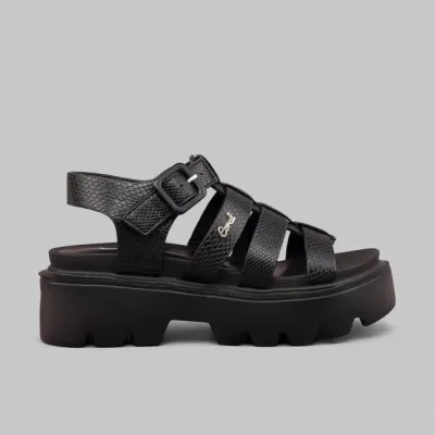 Sandalias Coral  Cleopatra 3 Black para dama