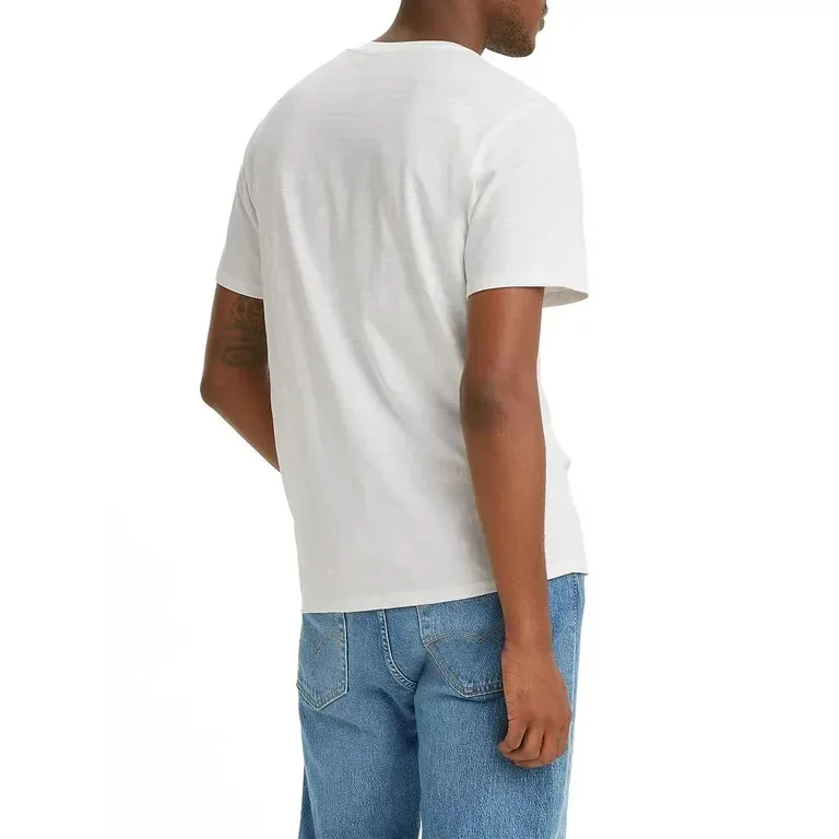Camiseta Levis para caballero color blanco