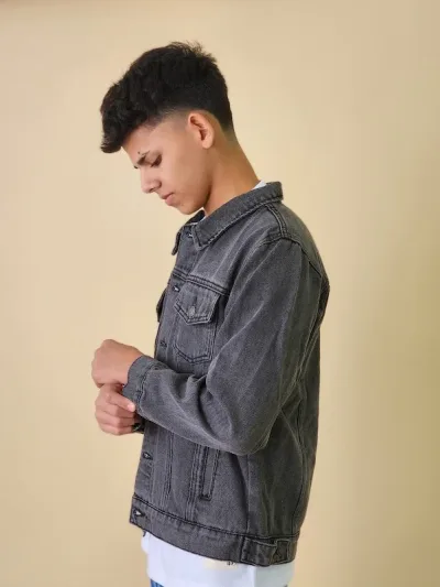 Jacket Estivaneli DGQ-24B-0361 COLOR GRIS OSCURO