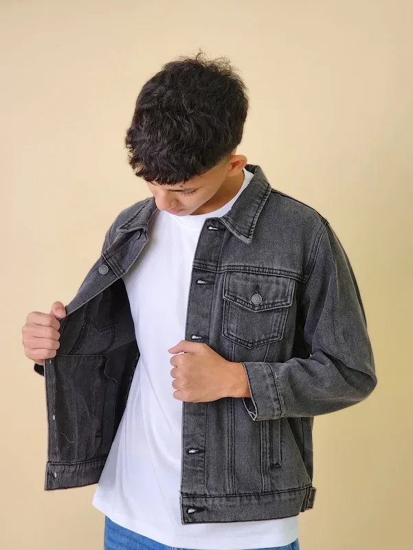 Jacket Estivaneli DGQ-24B-0361 COLOR GRIS OSCURO