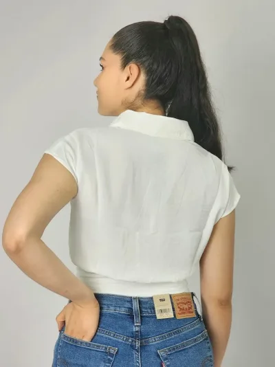 Blusa para dama color blanco