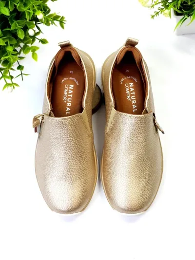 zapatos Natural COLLINS LT GOLD para Dama