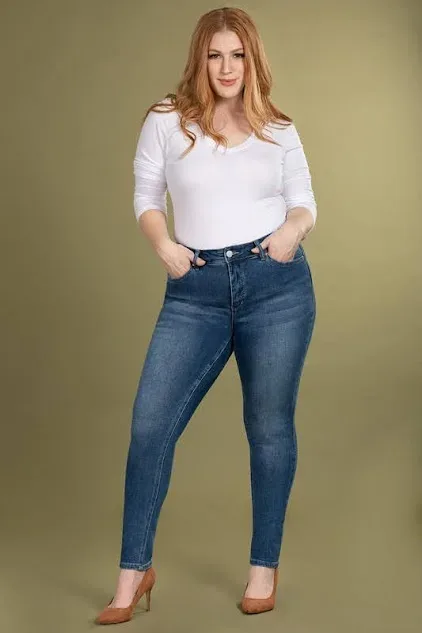 Jeans plus size para dama XP967972 color azul