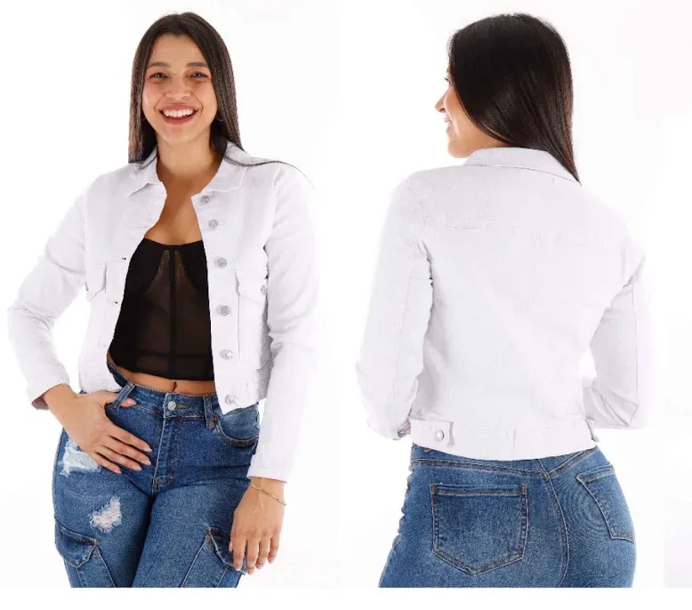 Jacket Fashion Nova para dama color blanco
