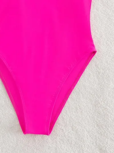 Vestido de baño para dama color fucsia neon