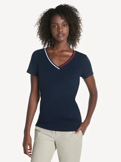 Camiseta Tommy Hilfiger para dama color azul