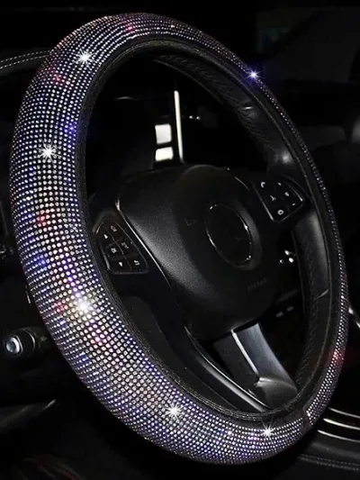 Funda para volante con perlas