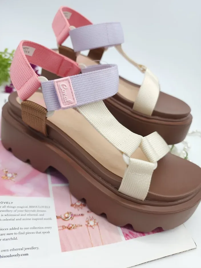 Sandalias Coral para dama Brandy Candy Tex