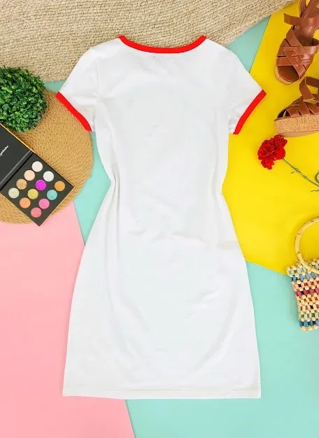 Vestido U.S Polo para dama color blanco