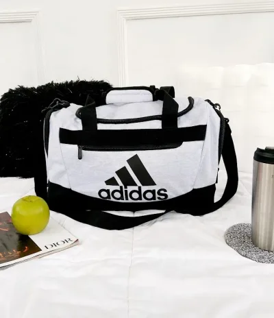 Bolso Adidas para Caballero color gris claro y negro