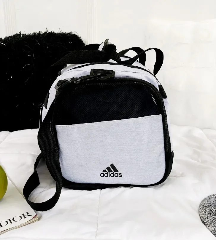 Bolso Adidas para Caballero color gris claro y negro