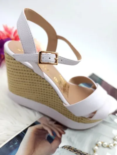 Plataformas Colombianas para dama color Blanco M55