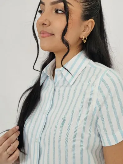 Camisa Cambridge polo para Dama